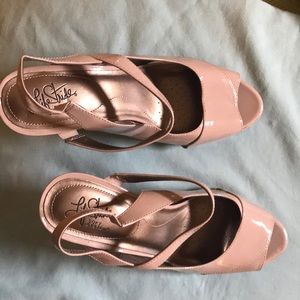 Life Stride Light Beige Sandals (3 inches)